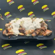 chicken tikka loaded fries